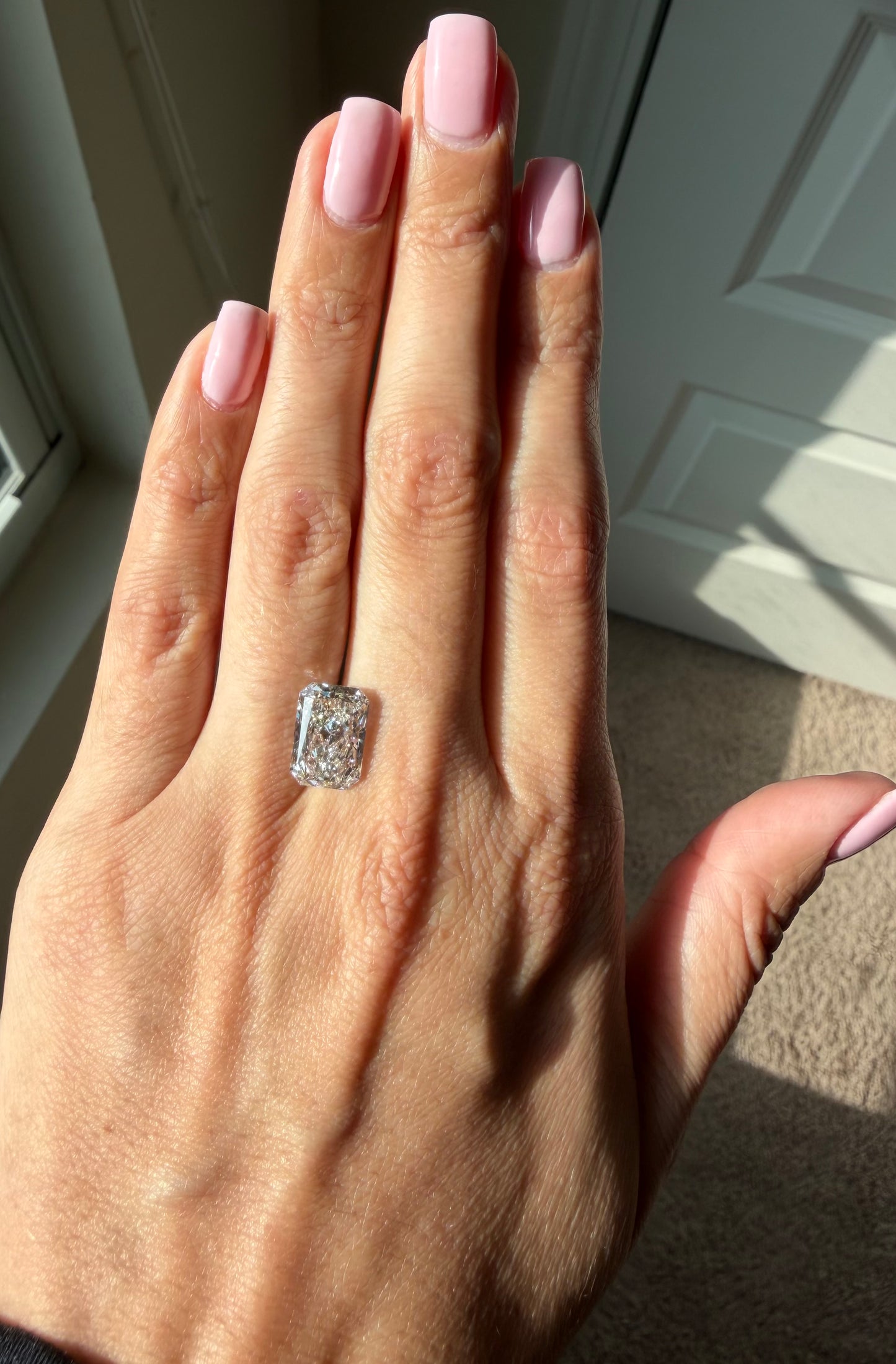 5.07 CT Radiant Cut Lab-Grown Diamond | G VVS2 | IGI Certified