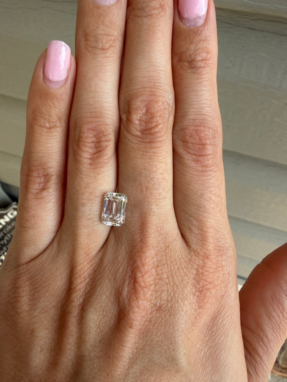 3.06 Carat Emerald Cut Lab Grown Diamond | G VS1 | IGI Certified