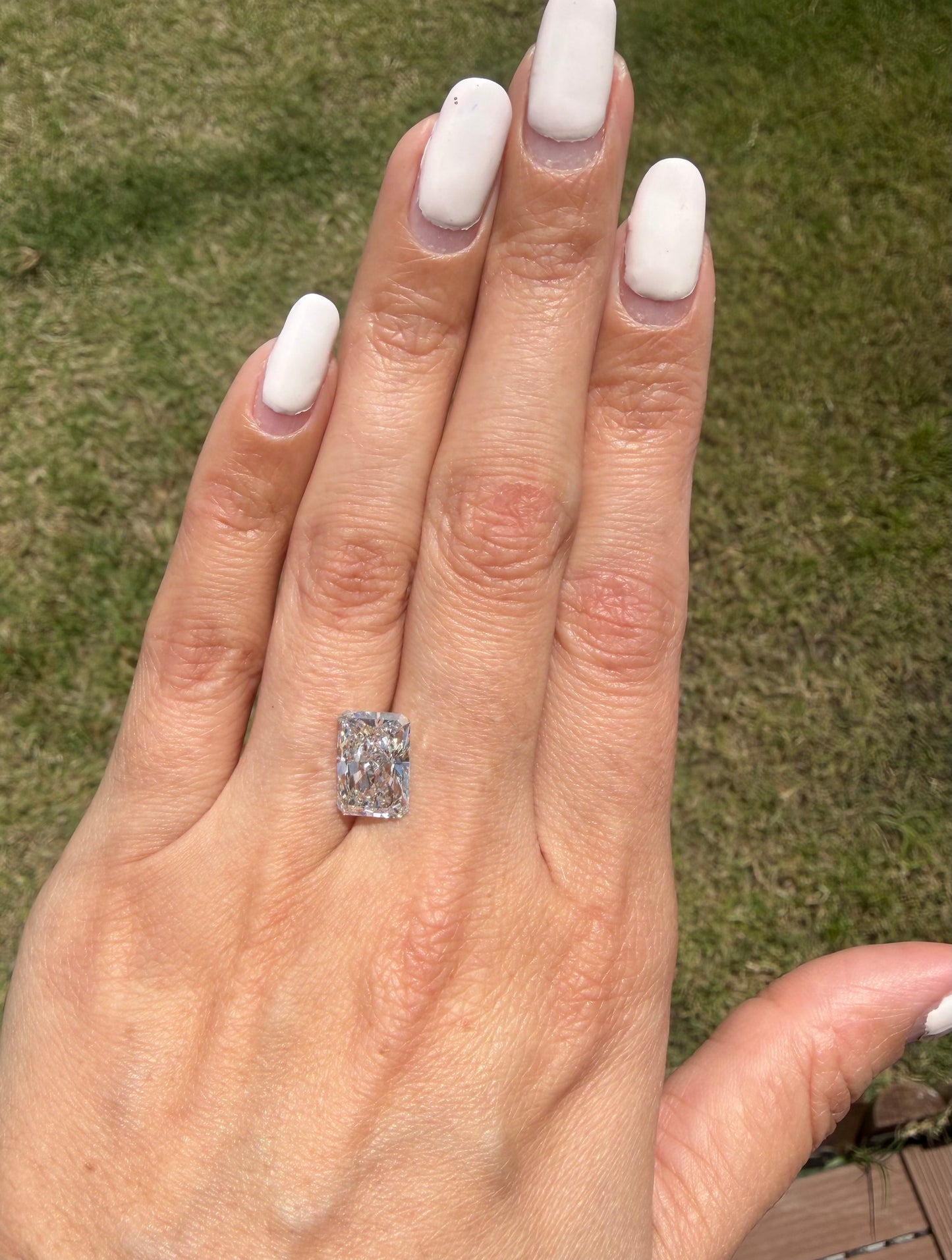 5.02 Carat Radiant Cut Lab-Grown Diamond | G Color | VVS2 Clarity | IGI Certified