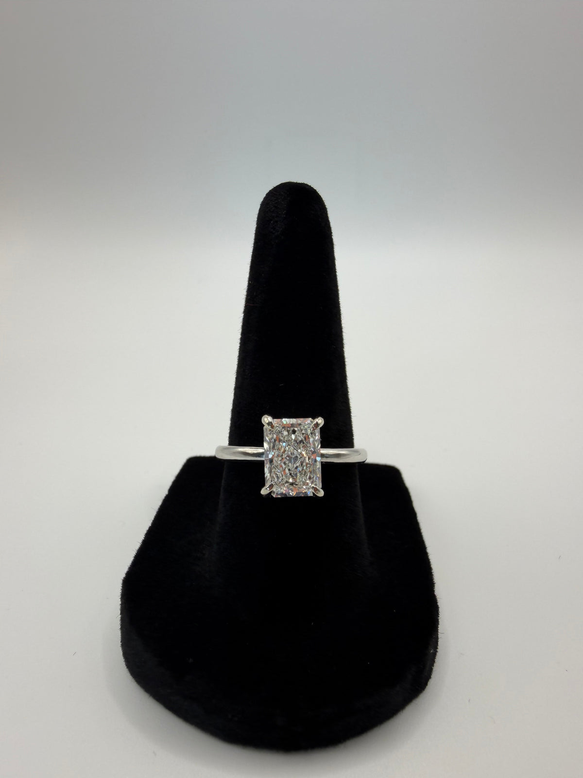 The Elara | 1.93 CT Radiant Lab-Grown Diamond Ring in 10K White Gold