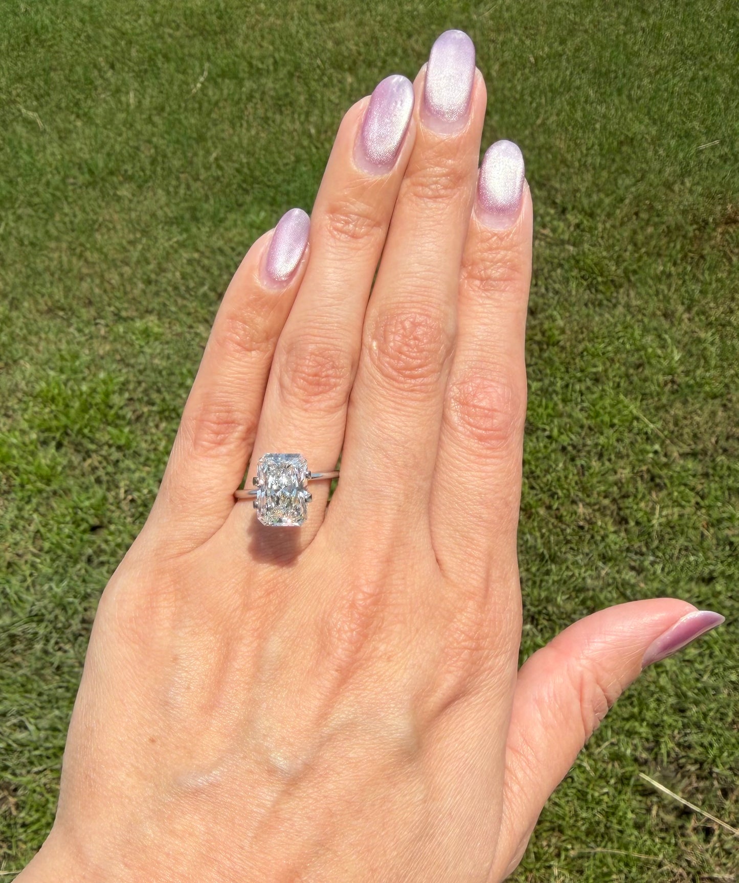 5.04 Carat Elongated Radiant Lab Grown Diamond | G VS1 | IGI Certified