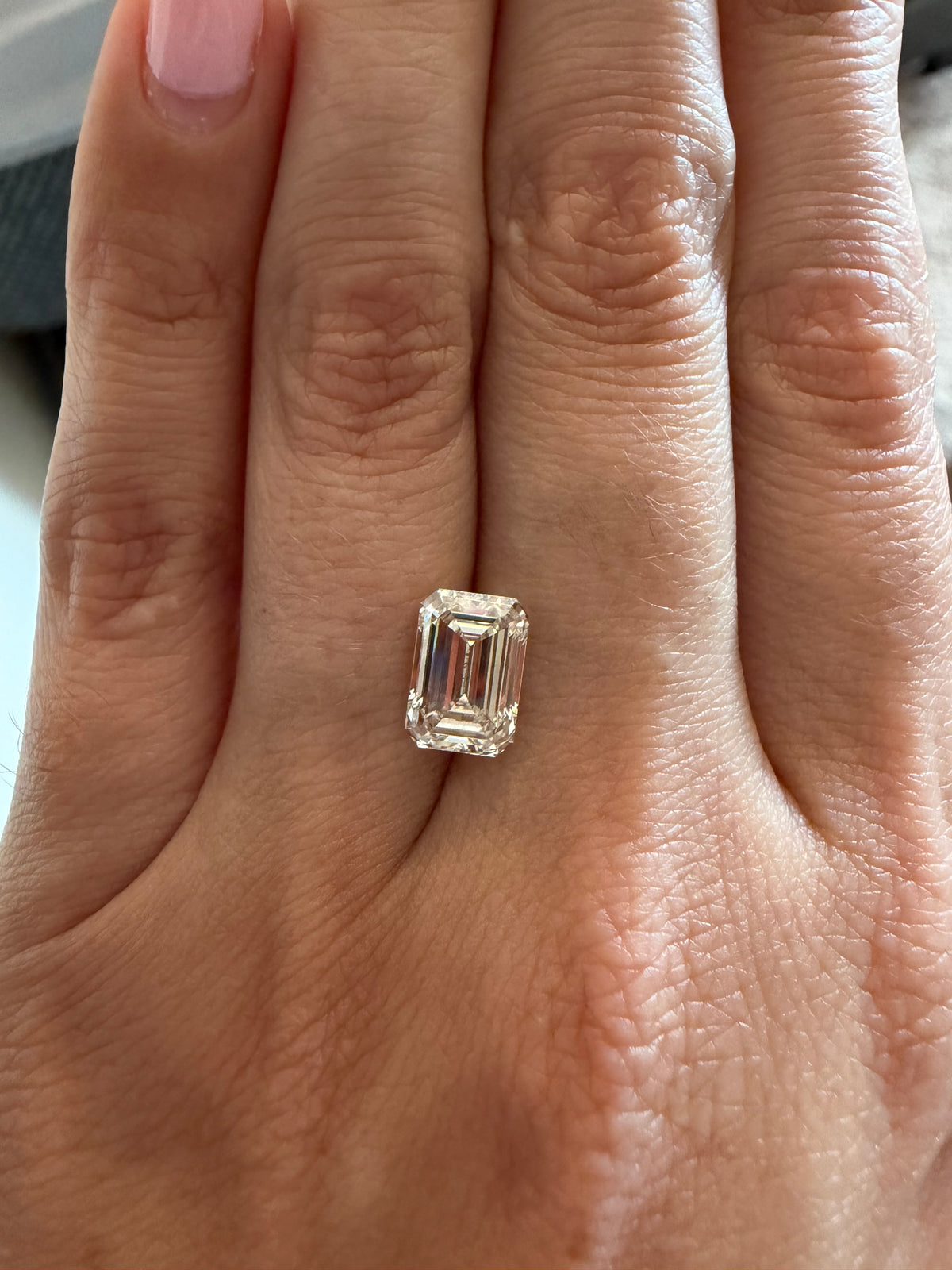 3.06 Carat Emerald Cut Lab Grown Diamond | G VS1 | IGI Certified