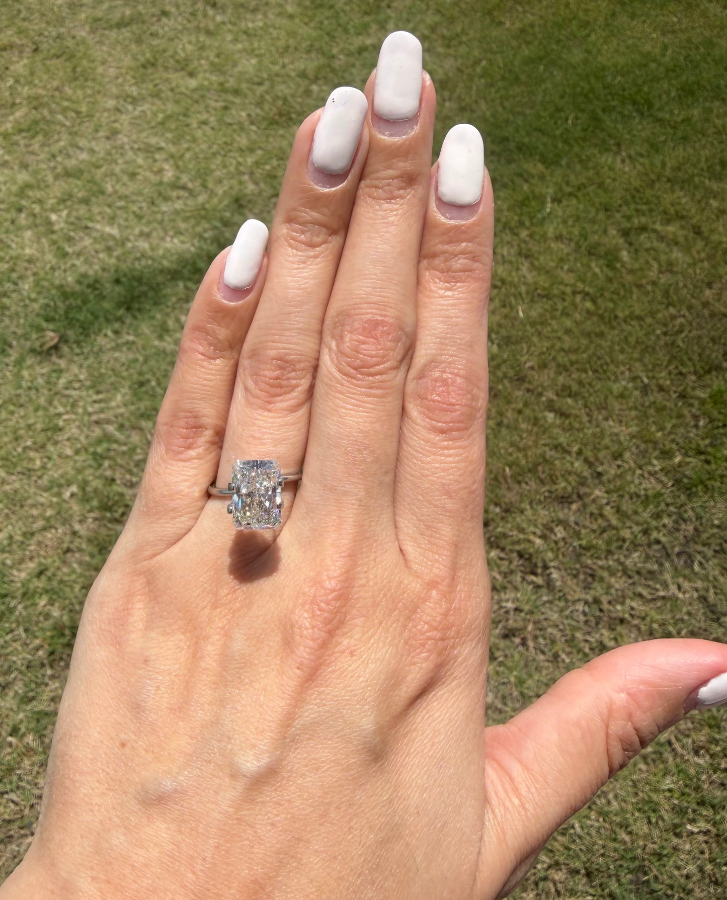 5.02 Carat Radiant Cut Lab-Grown Diamond | G Color | VVS2 Clarity | IGI Certified