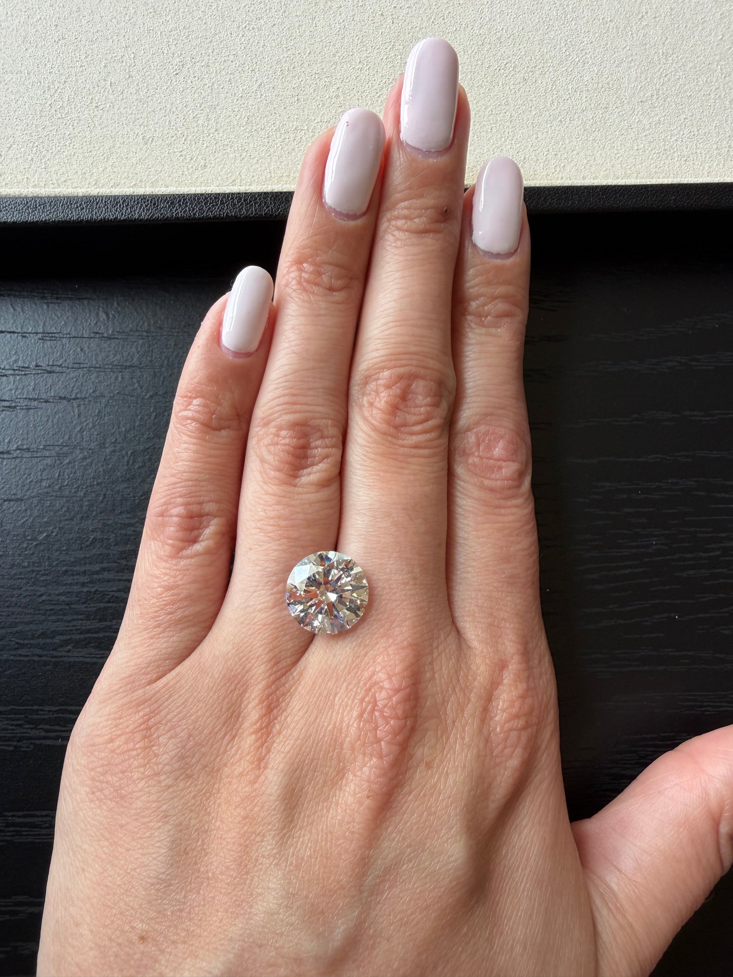 7.04 Carat Round Brilliant Lab Grown Diamond | E VS1 |  Ideal Cut | IGI Certified