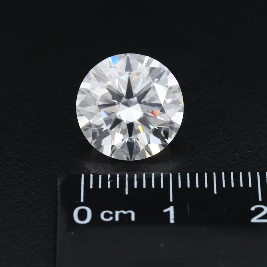 7.04 Carat Round Brilliant Lab Grown Diamond | E VS1 |  Ideal Cut | IGI Certified