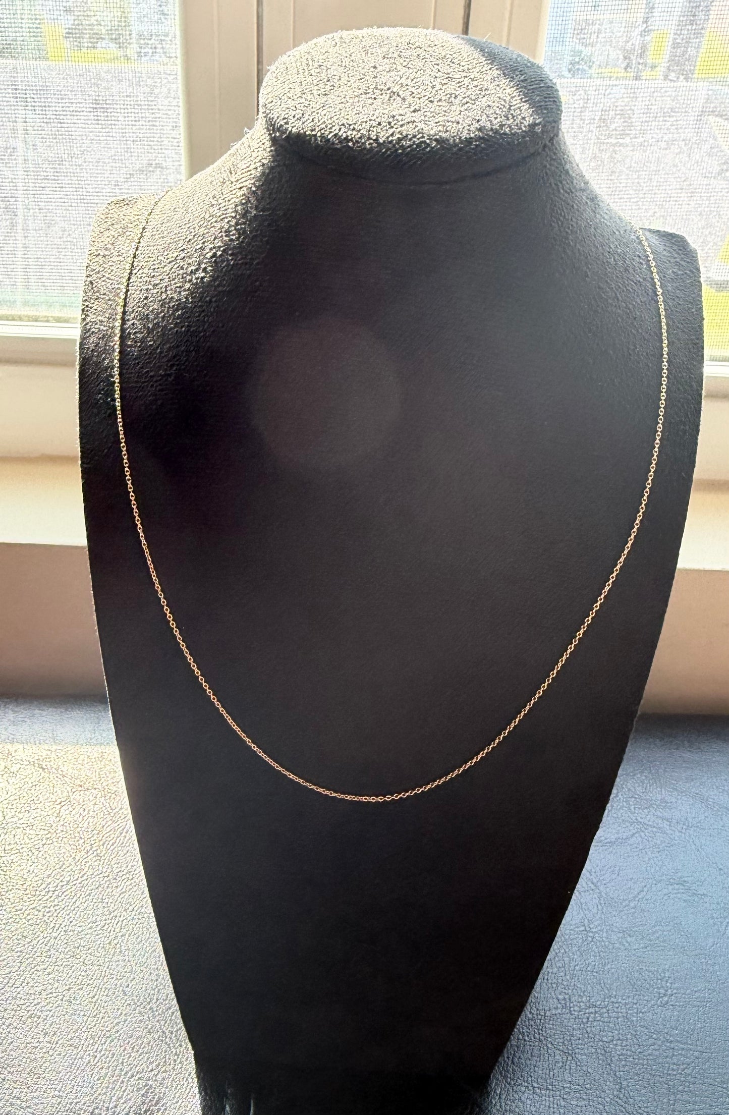 50% Deposit – Custom Blue Diamond Pendant Set (10k Yellow & White Gold, Chains Included)
