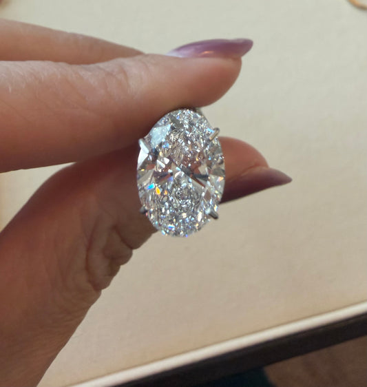 2.53 CT Oval Brilliant Lab Grown Diamond | IGI Certified | G VS1